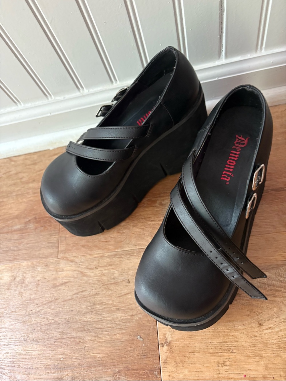 Demonia platform Mary Janes black - Picture 5 of 8